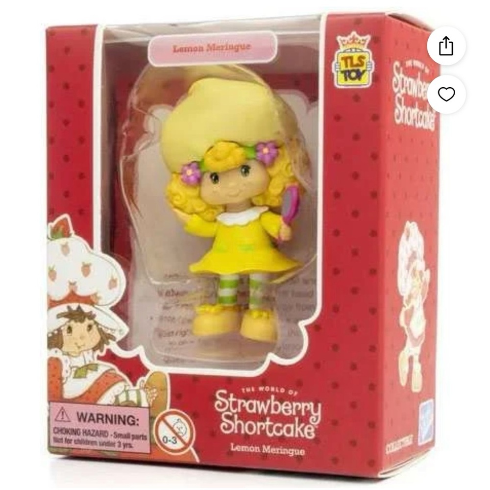The Loyal Subjects Strawberry Shortcake Lemon Meringue CheeBee Mini Figure